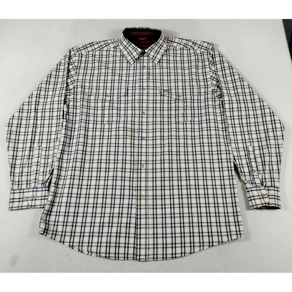 Twenty X Shirt Mens Large Multicolor Plaid Button Down Western Cowboycore Rodeo